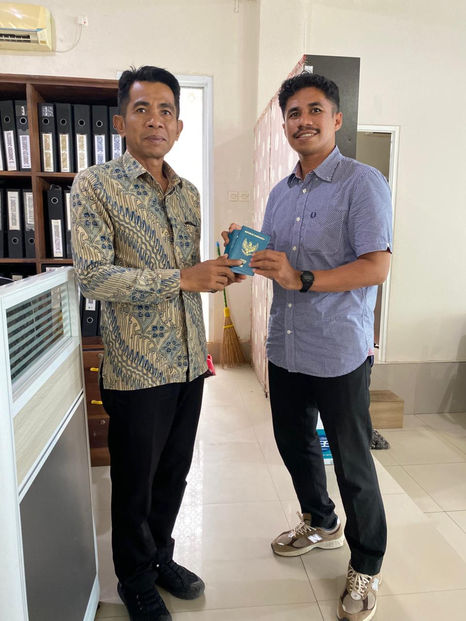 Foto serah terima