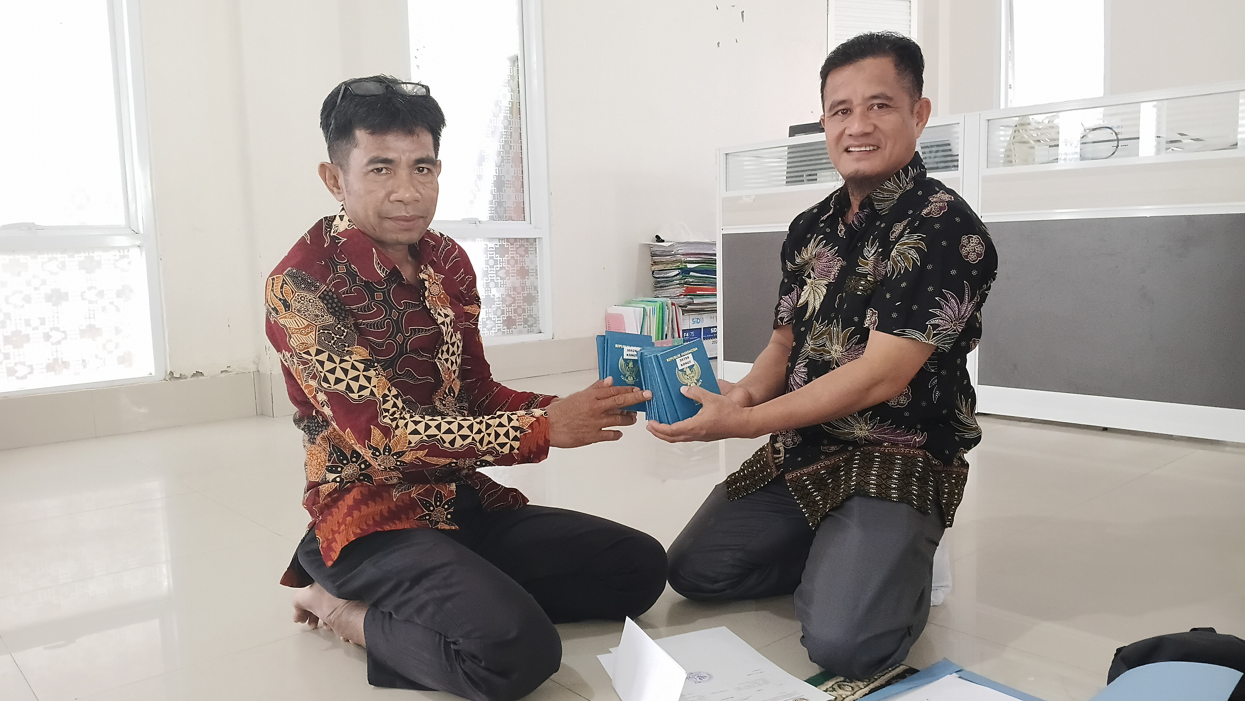 Foto serah terima