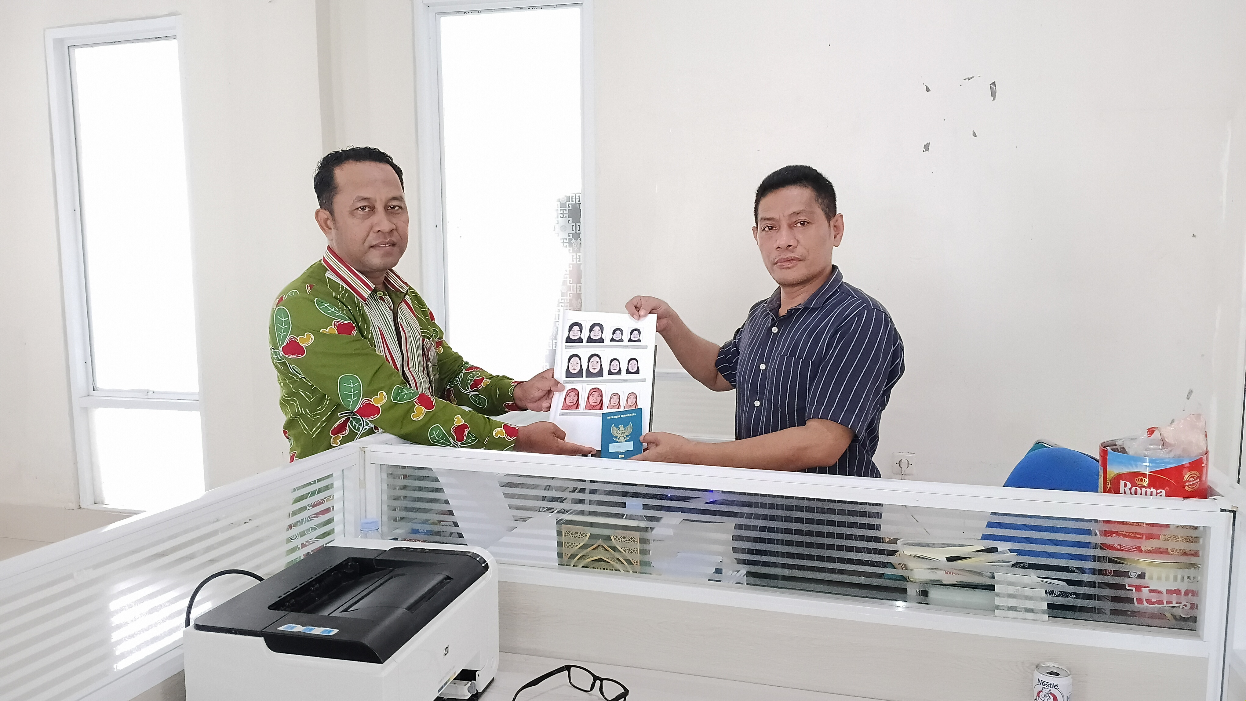 Foto serah terima