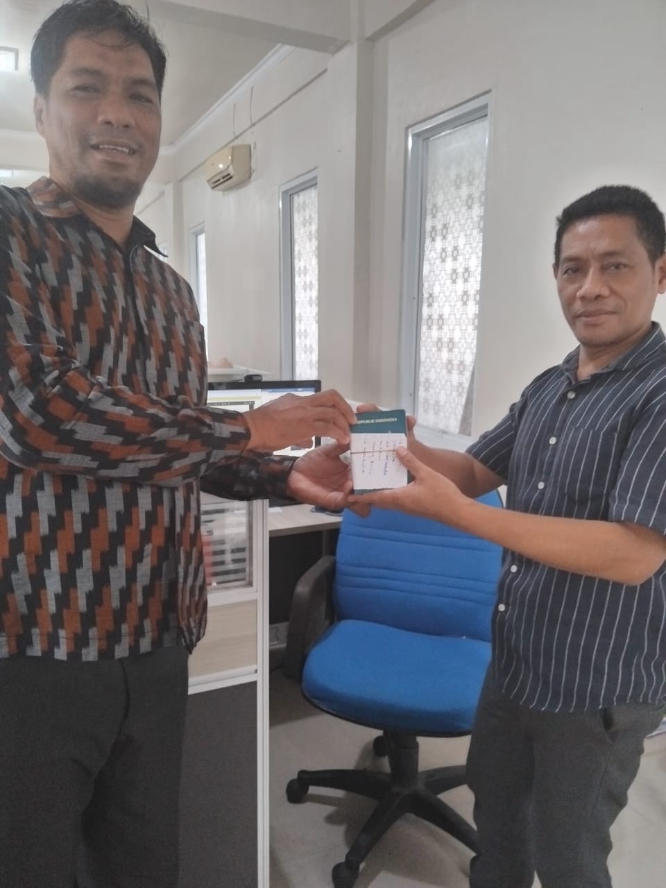 Foto serah terima